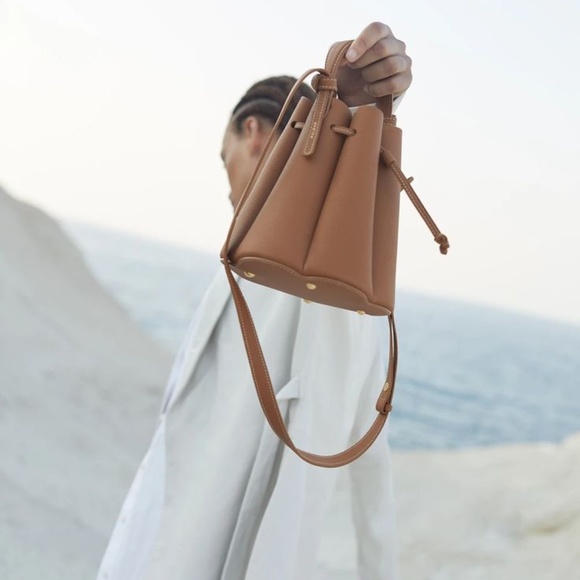 Polene Handbags - Polene Numero Huit Mini camel